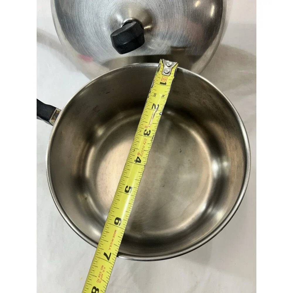 Farberware 2 Qt Saucepan Aluminum Clad Stainless Steel Lid Insulated Handle